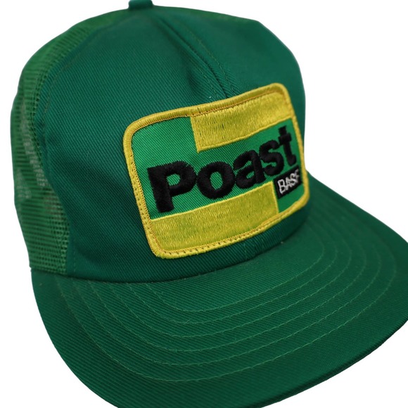 Vintage Poast Basf Herbicide Patch Agriculture Farming Mesh Trucker Hat - Picture 3 of 6